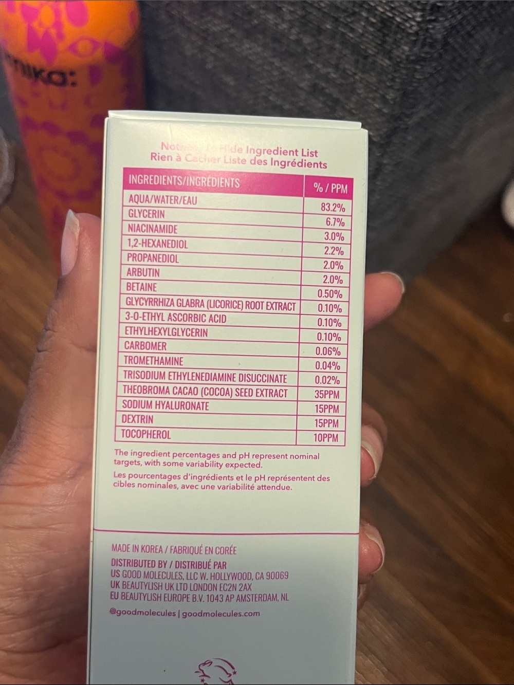NEW Good Molecules Niacinamide Brightening Toner 120mL Sealed - Picture 3 of 3